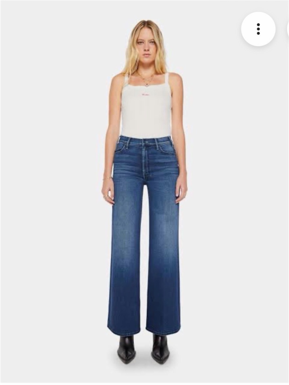 MOTHER The Hustler Sneak Jean in Yakkity Yak Wash